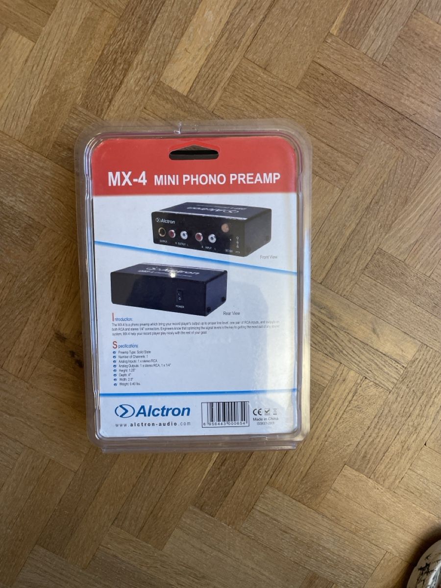 Sony Amplificatori: Alctron MX-4 Mini Préampli Phono – Usato da Lausanne venduto da DatNoize 1