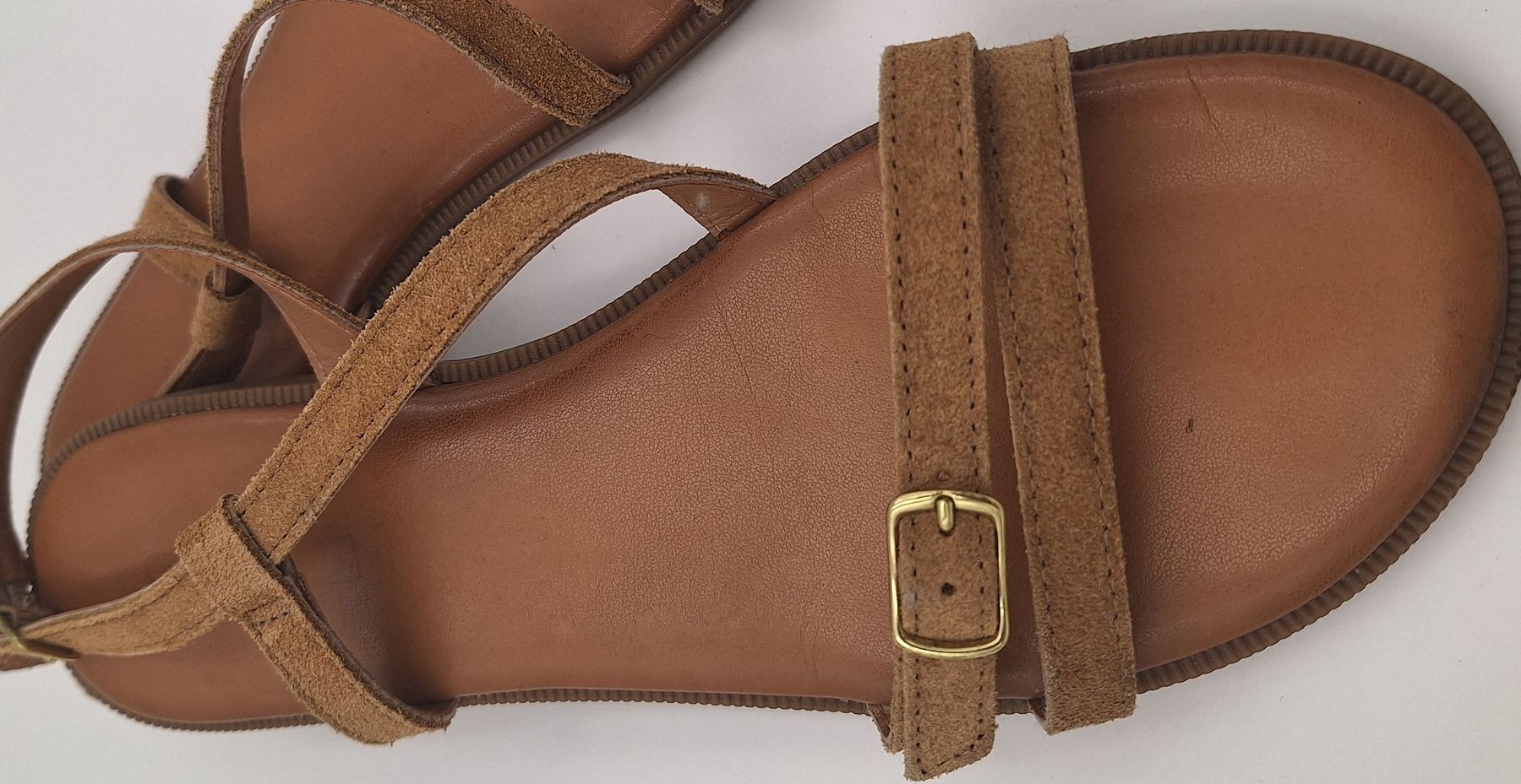 Scarpe da donna: Sandale braun Leder Grösse 39 gebraucht – Usato da Horw venduto da lee_mml6 1