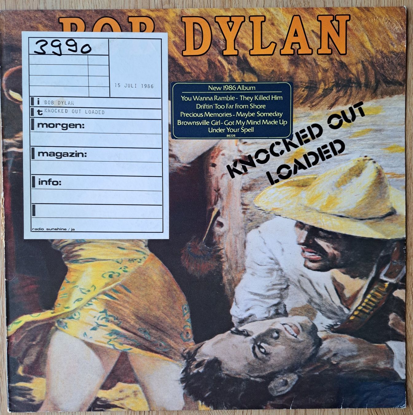 Vinyles: Bob Dylan - Knocked out loaded – D'occasion à Meggen par Ricardokoch 1