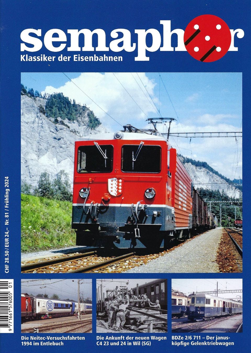 Zeitschriften & Magazine: Semaphor Nr. 81 Frühling 2024 – Gebraucht aus Bözberg von Cumba