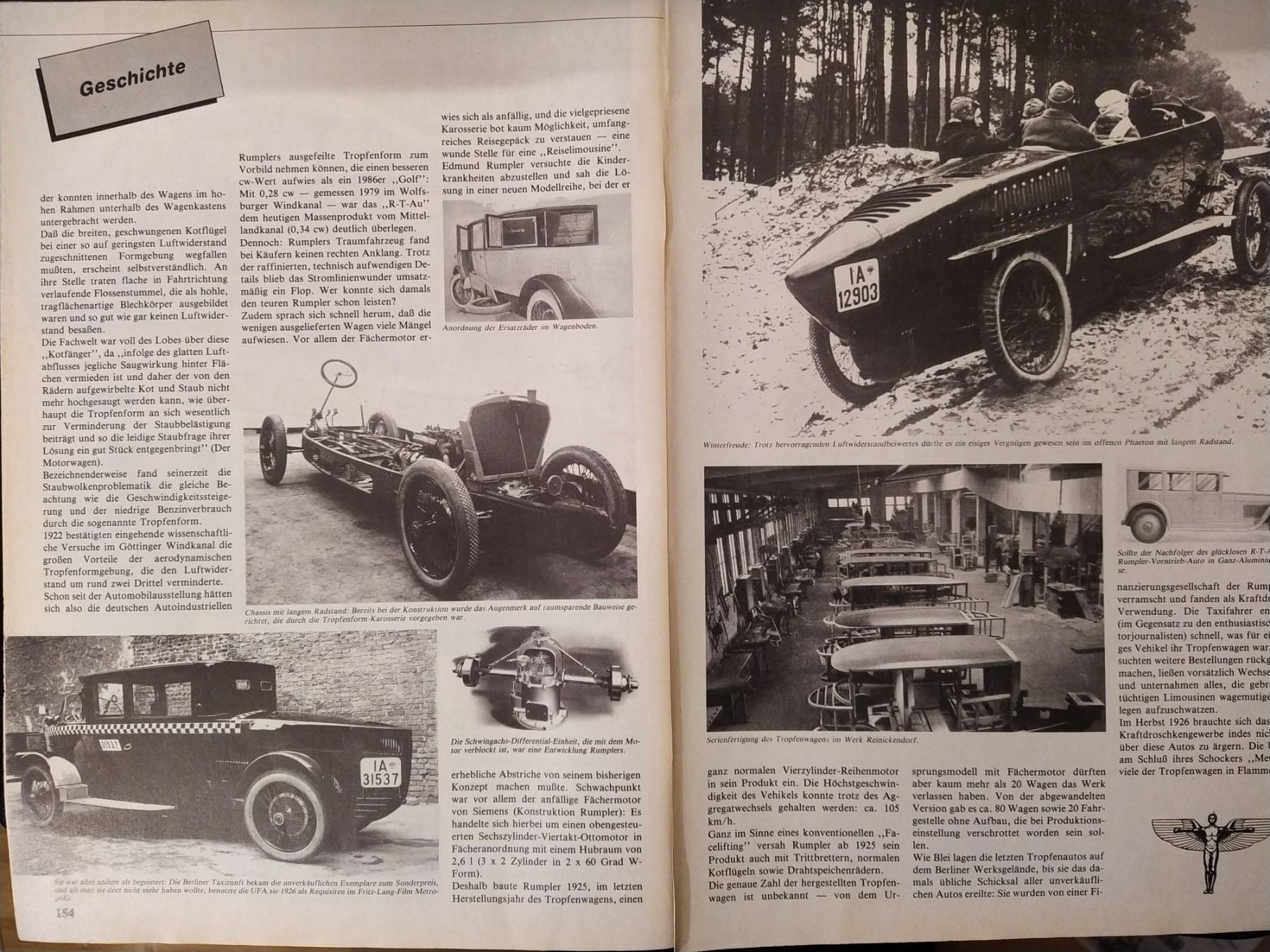 Bücher: Geschichte Rumpler- Tropfen- Auto – Gebraucht aus Bern von micky031 2