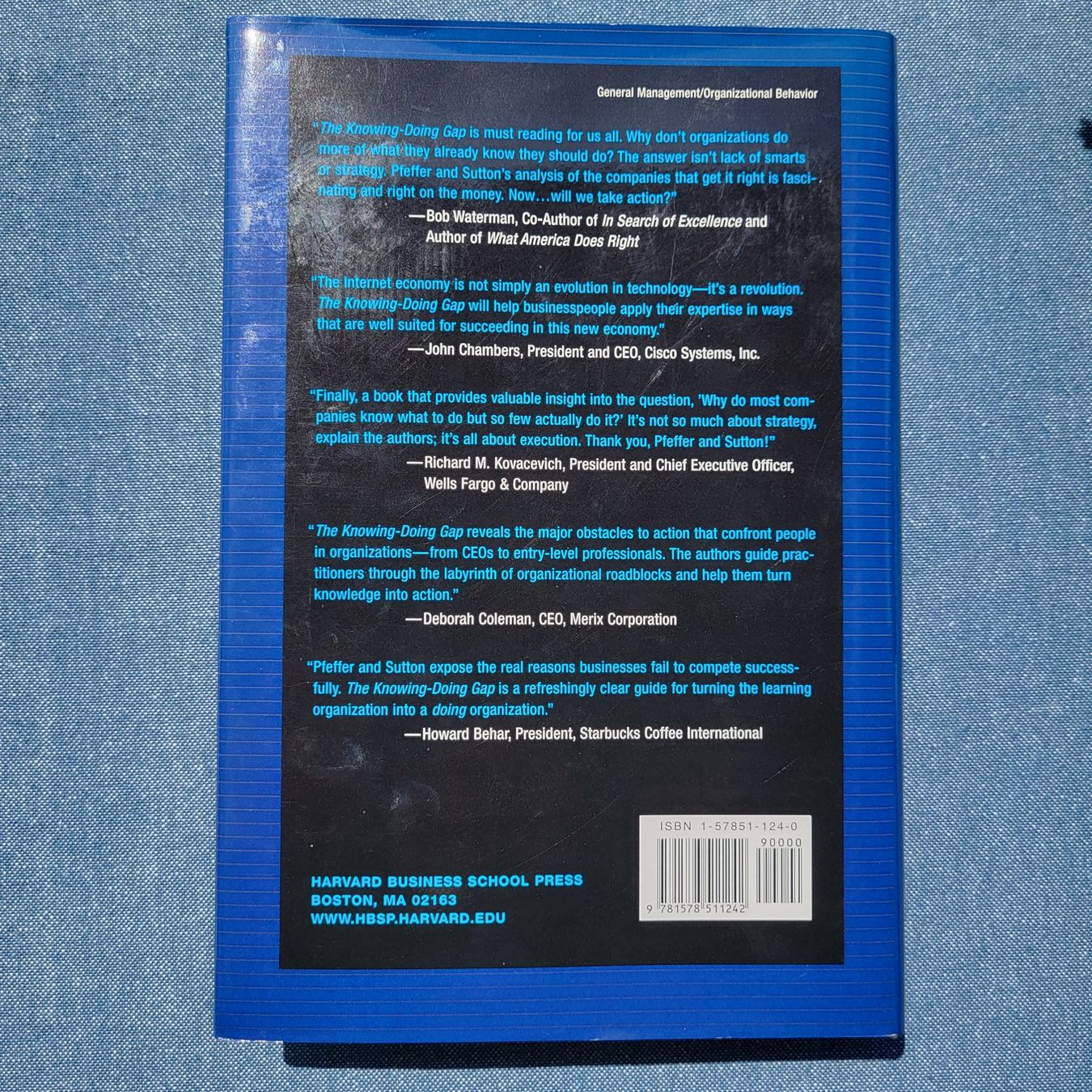 Libri: Buch - The Knowing-Doing Gap - auf Englisch – Usato da Beringen venduto da Froggy4 3