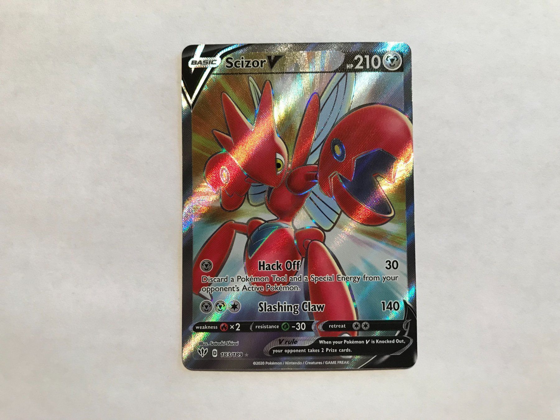 Pokémon Carte collezionabili: Scizor V Fullart EN – Usato da Hagendorn venduto da Pokecollectorch 1