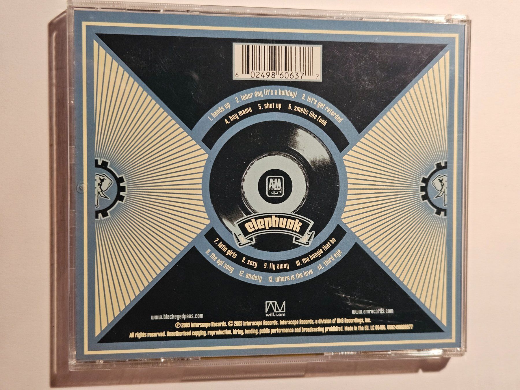 CD: The Black Eyed Peas - elephunk CD – Usato da Oberdorf BL venduto da BaldenEagle 3