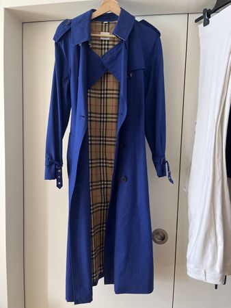 Burberry Trenchcoat Royal Blau UK 8