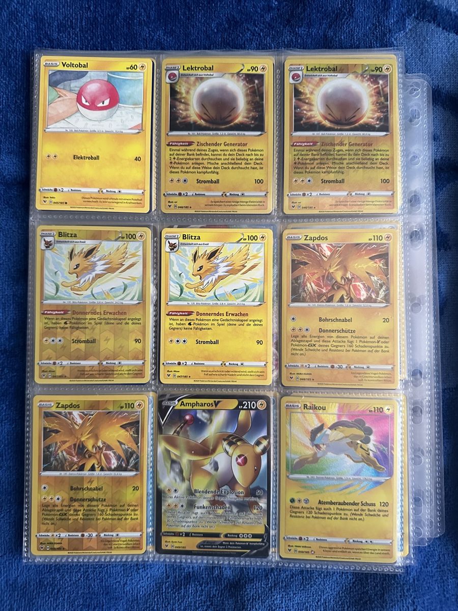 Pokémon Carte collezionabili: VIVID VOLTAGE POKEMON BASE SET DEUTSCH – Nuovo (secondo la descrizione) da Binz venduto da Cediboy 4