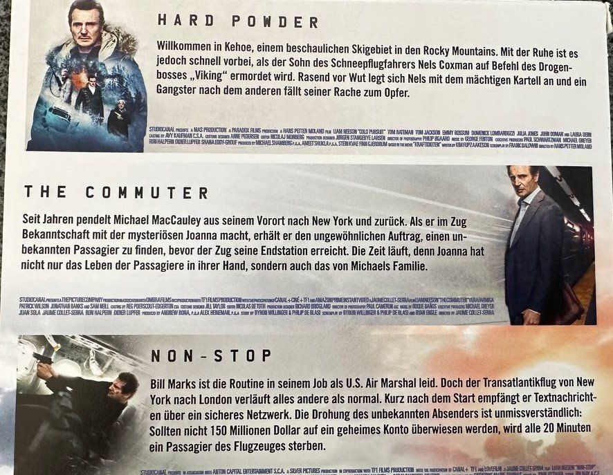 Tutti i DVDs: Liam Neeson Adrenalin Collection (4 DVDs) – Usato da Beringen venduto da Mantafisch1 2