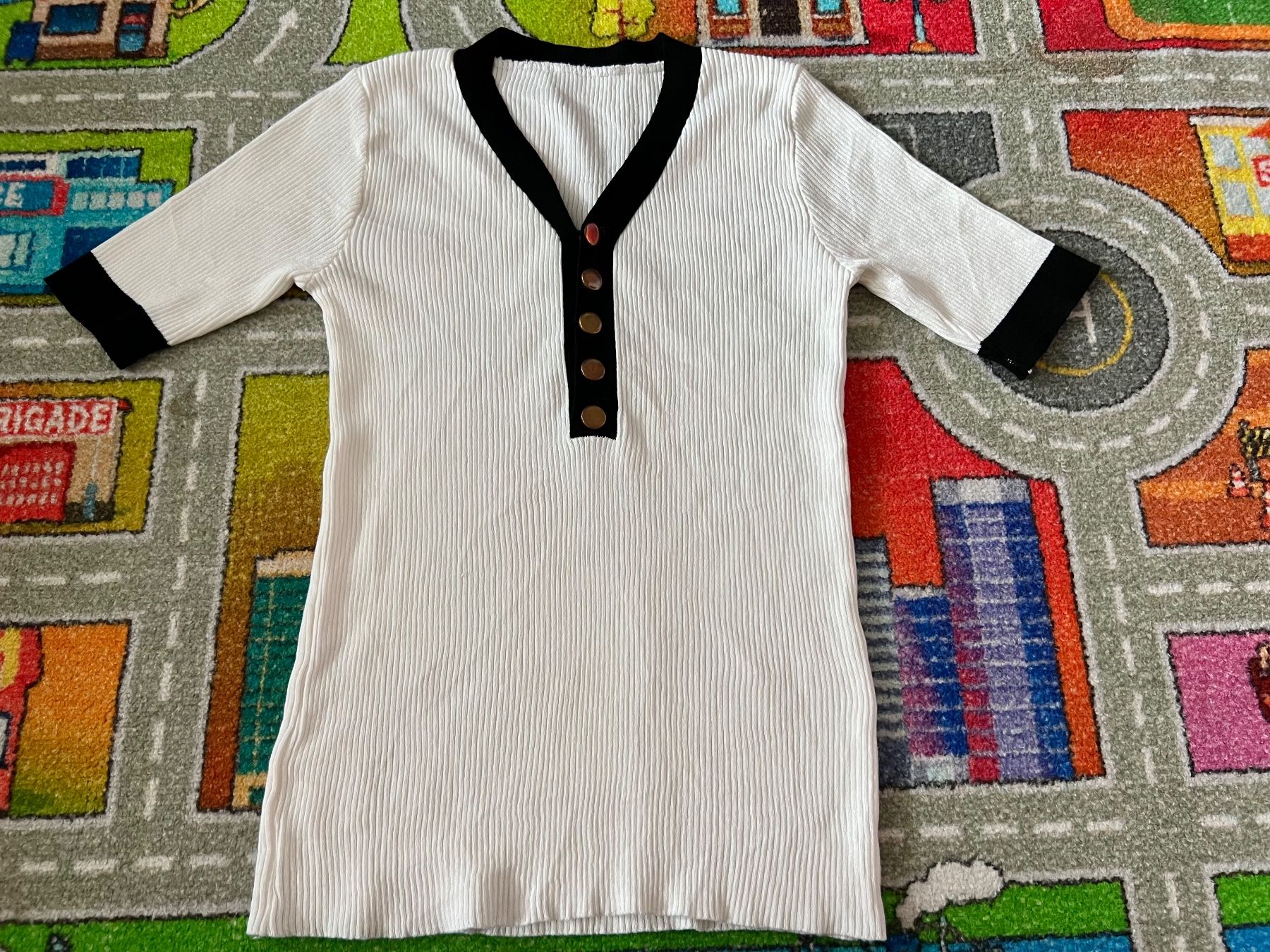 Maglioni & Felpe: Frauen Strick Pullover Schwarz Weiss Gr S – Usato da Frenkendorf venduto da Style365 5