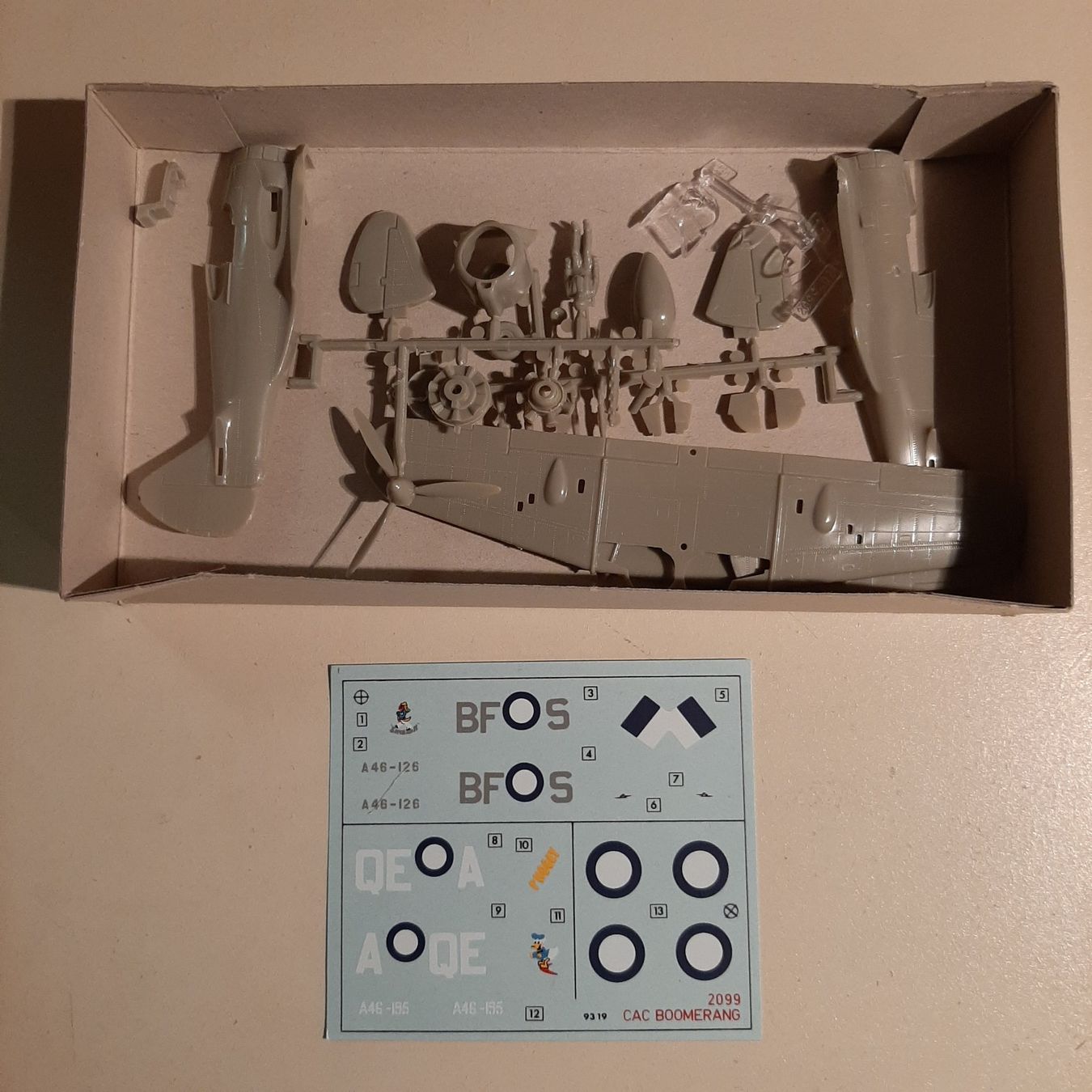 Airfix Modellbausätze & Standmodelle: 908 ... Commonwealth CA-13 Boomerang ... Airfix 02099 – Gebraucht aus Bonstetten von Benibanny59 3