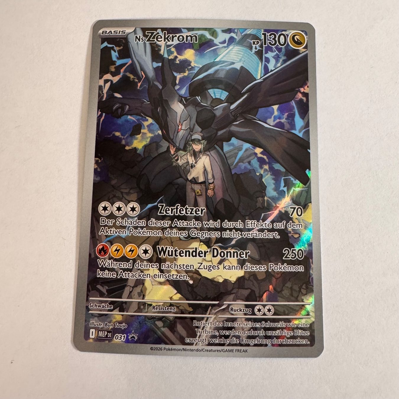 Pokémon Sammelbilder & Trading cards: Pokémon ASC - NS Zekrom - 31 - DE – Neu (gemäss Beschreibung) aus Staad SG von miaCards