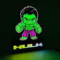 Lightbox lumière led HULK RGB