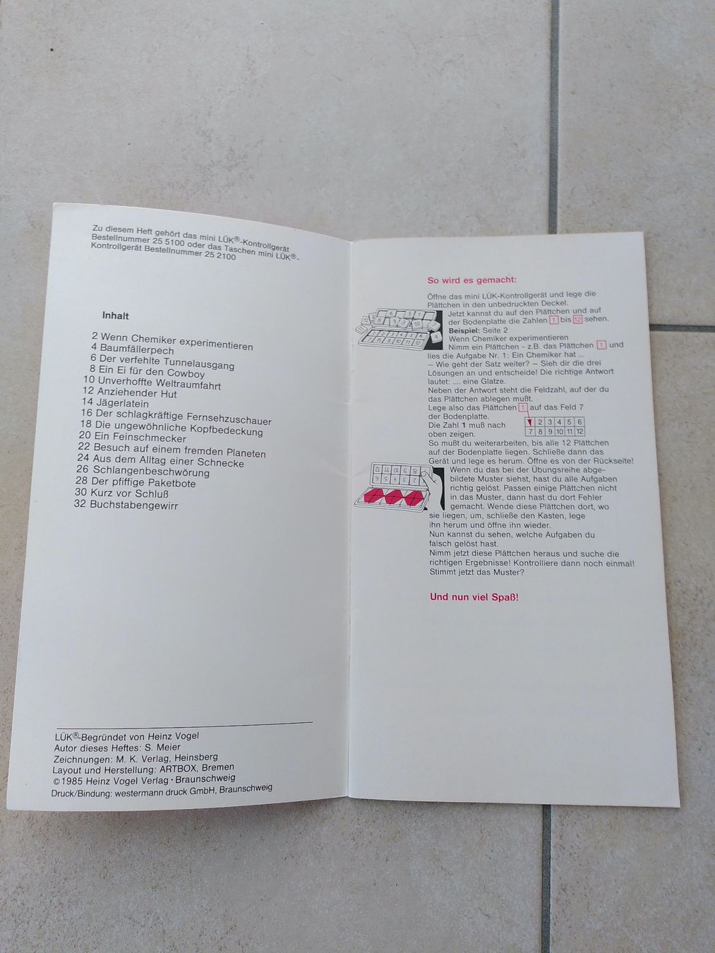 Libri: MINI LÜK SPASSGESCHICHTEN 1&2/ 2 HEFTE – Usato da Brugg AG venduto da olamim 4