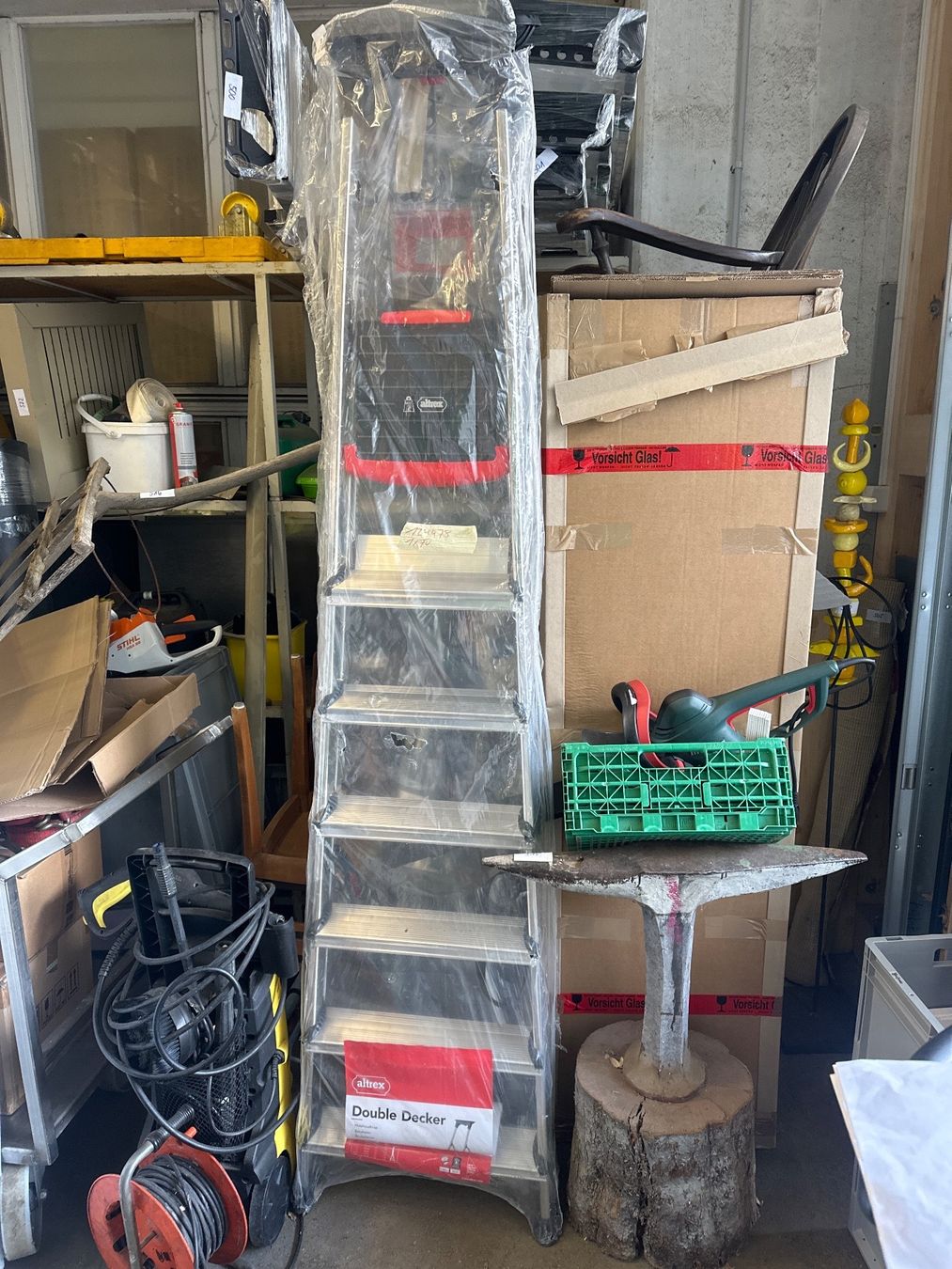Scale: neue Stufenstehleiter Double Decker, 6 Stufen – Nuovo e nell'imballaggio originale da Necker venduto da liq24 1