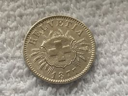 5 centimes/rappen 1877