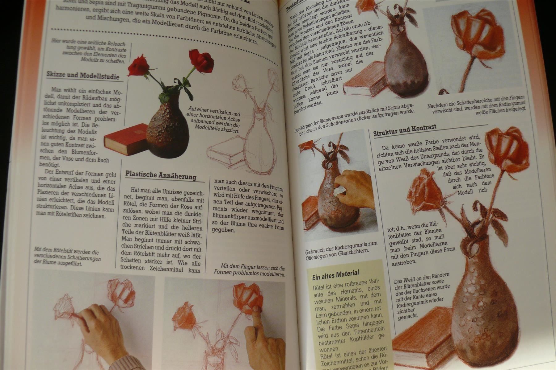 Bücher: Blumenmalerei / Werkstattbuch - Techniken / Anleitungen .... – Gebraucht aus Muttenz von Negnuja 3