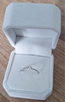 Goldring 750 WG 1 Brill. 0.15 ct Gr.54 Solitärring Zertifika