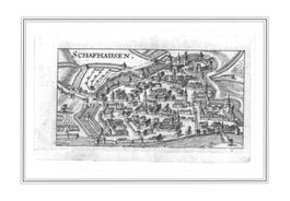 Schaffhausen Kupferstich von Riegel