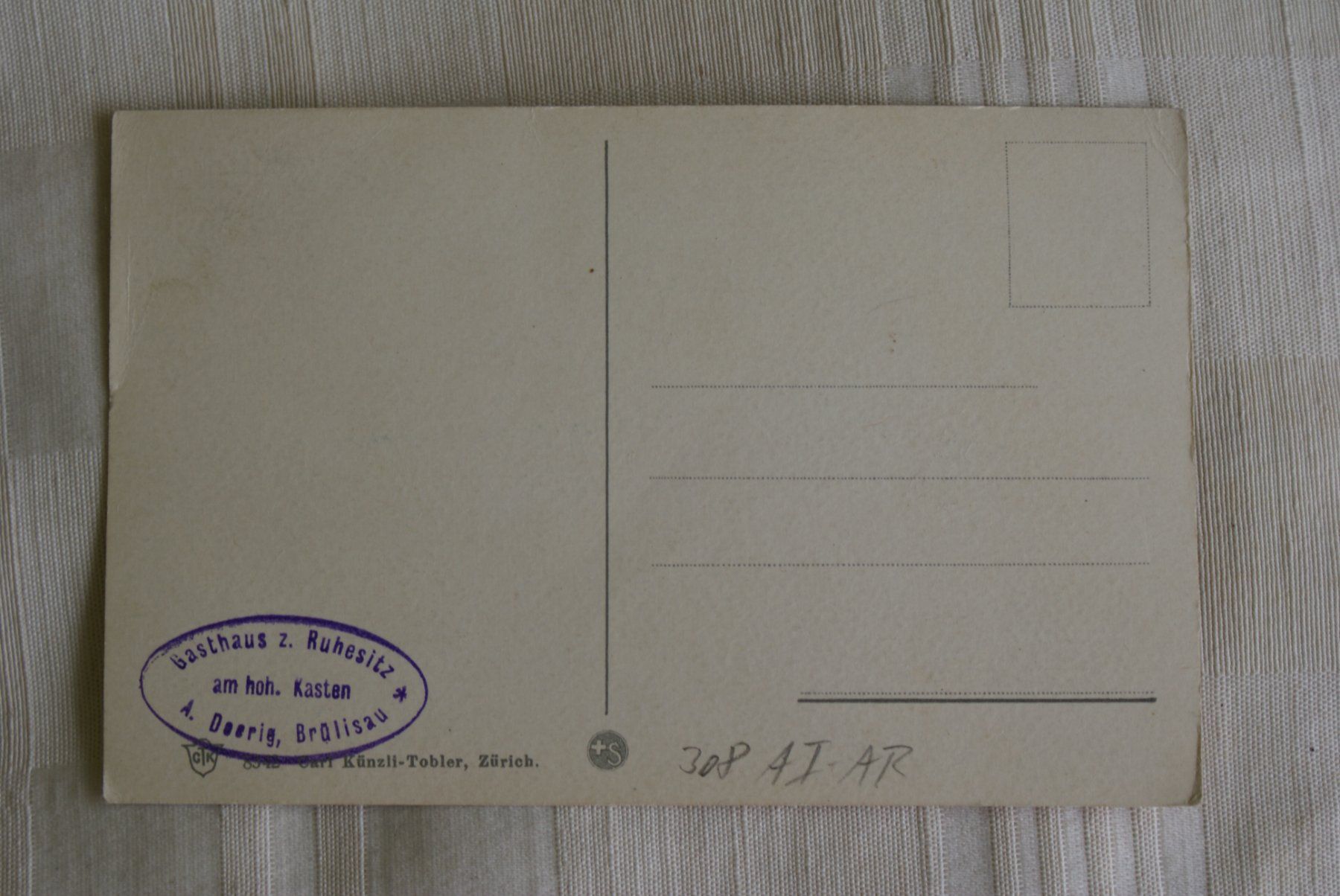 Cartoline postali: Appenzeller Bursche, Senn, Brusttuch, Lindauerli, Ruhesitz – Usato da Herisau venduto da Saentis1 1