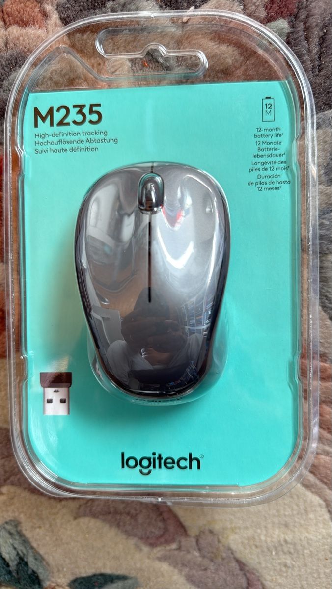 Logitech Souris: Logitech Computermaus M235 silber neu  – Neuf avec emballage d'origine à Studen BE par ITPro1997