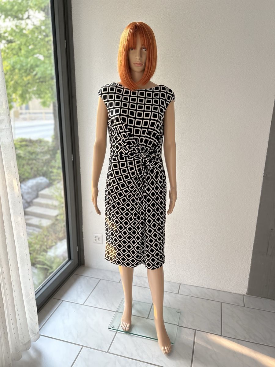 Ralph Lauren Vestiti: LAUREN Ralph Lauren Dress Size 10 Black White Pattern – Nuovo (secondo la descrizione) da Saland venduto da ele_vc96 1