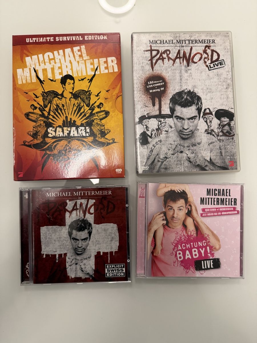 Tutti i DVDs: Michael Mittermeier CD & DVD Set - Super Angebot! – Usato da Winterthur venduto da ric_6jyz