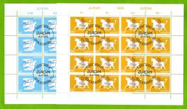 1995 EUROPA Zierbogen 1. Tag SBK 350.--