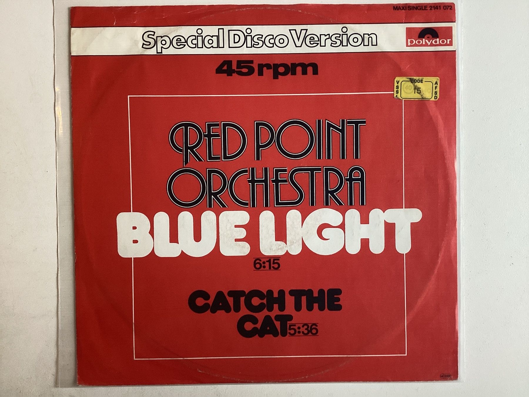 Schallplatten: Red Point Orchestra Maxi-Single - Blue Light – Gebraucht aus Gutenswil von Hamzian