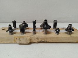 Oberfräse Fräser Set, 11 Stück, 8mm