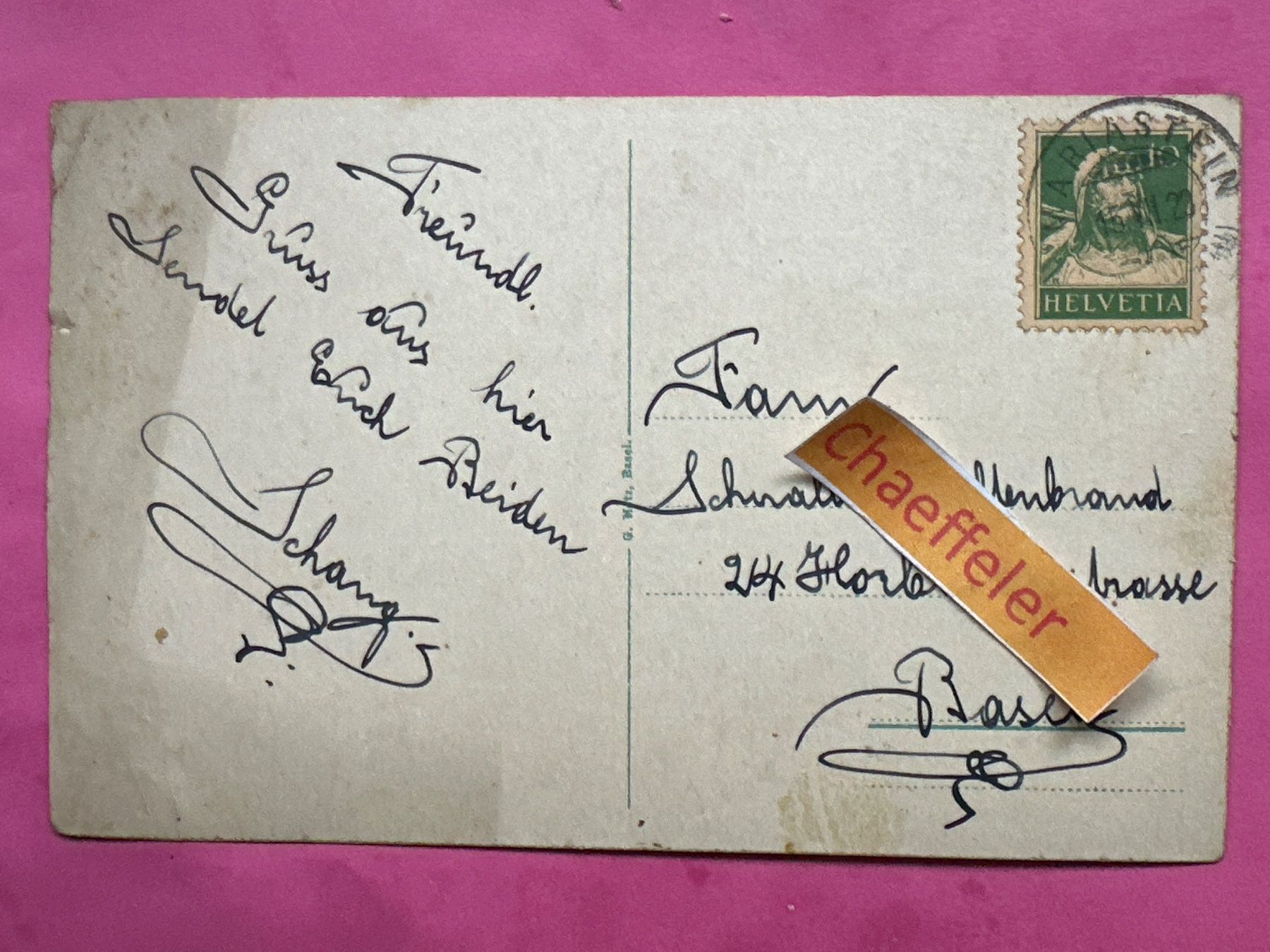 Cartoline postali: 1923 Marienstein, Klosterkirche – Difettoso da Zürich venduto da Chaeffeler 1