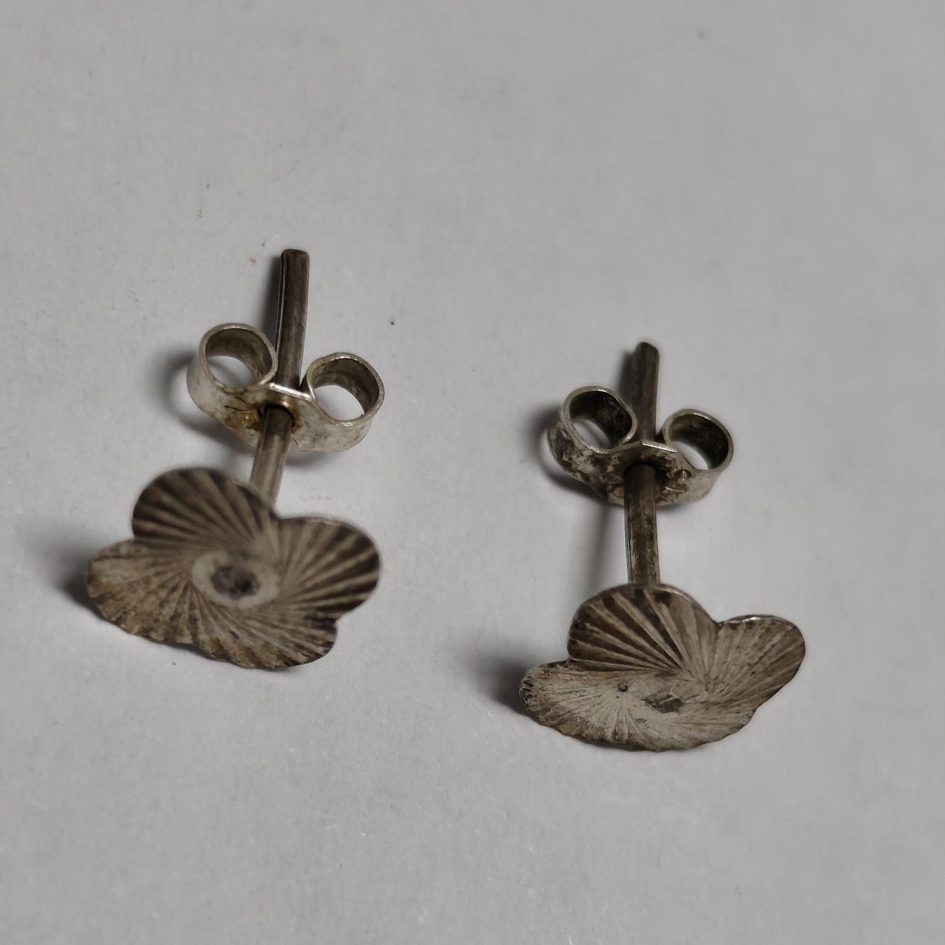 Orecchini pendenti & Orecchini a lobo: Vintage Silver silber Stud Earrings Boucles d'Oreilles #A4 – Usato da Châtelaine venduto da Tropic.Watch2 2