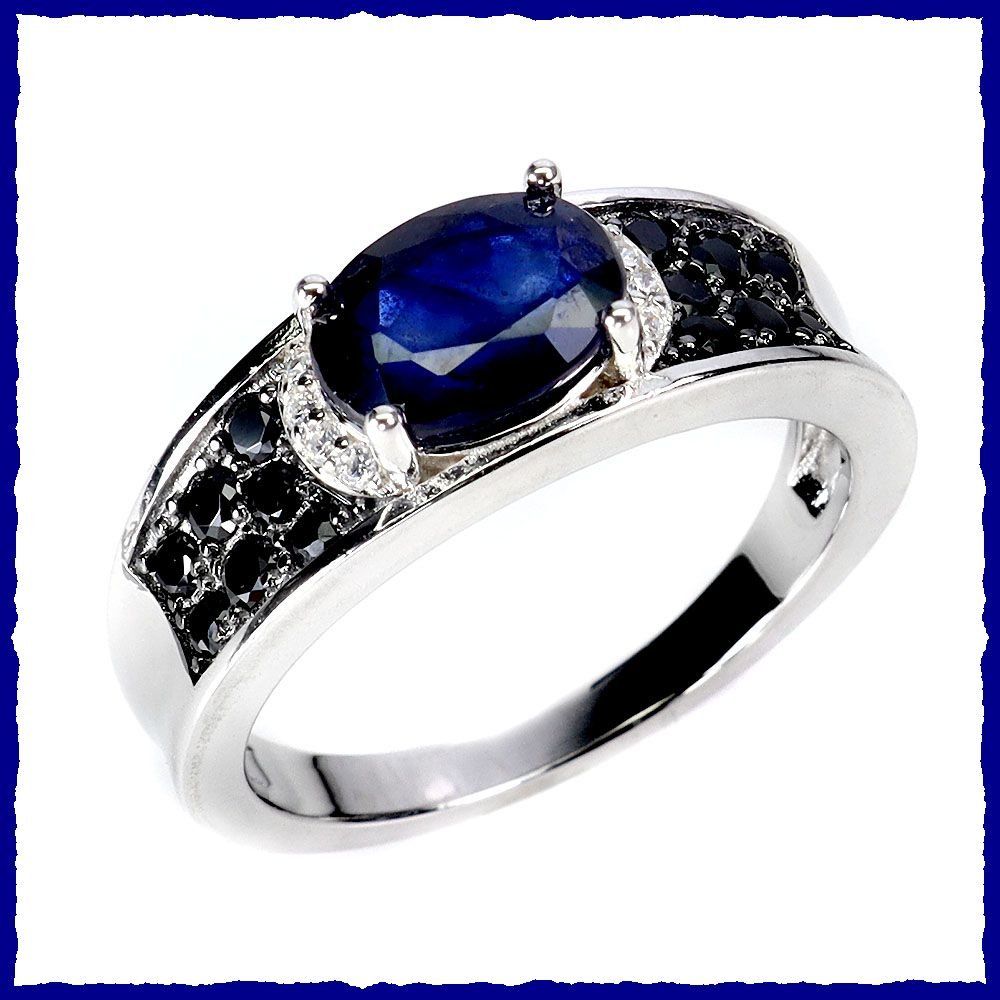 Anelli: Sapphire, Saphir / Spinell Ring 925 Silber – Nuovo e nell'imballaggio originale da Oberglatt ZH venduto da Goldfee1 3