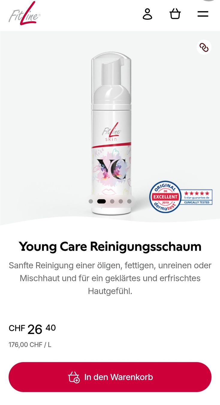 Fitline Cura del viso: FitLine Skin - Young Care Set – Nuovo e nell'imballaggio originale da Gerlafingen venduto da SiM_sch 1