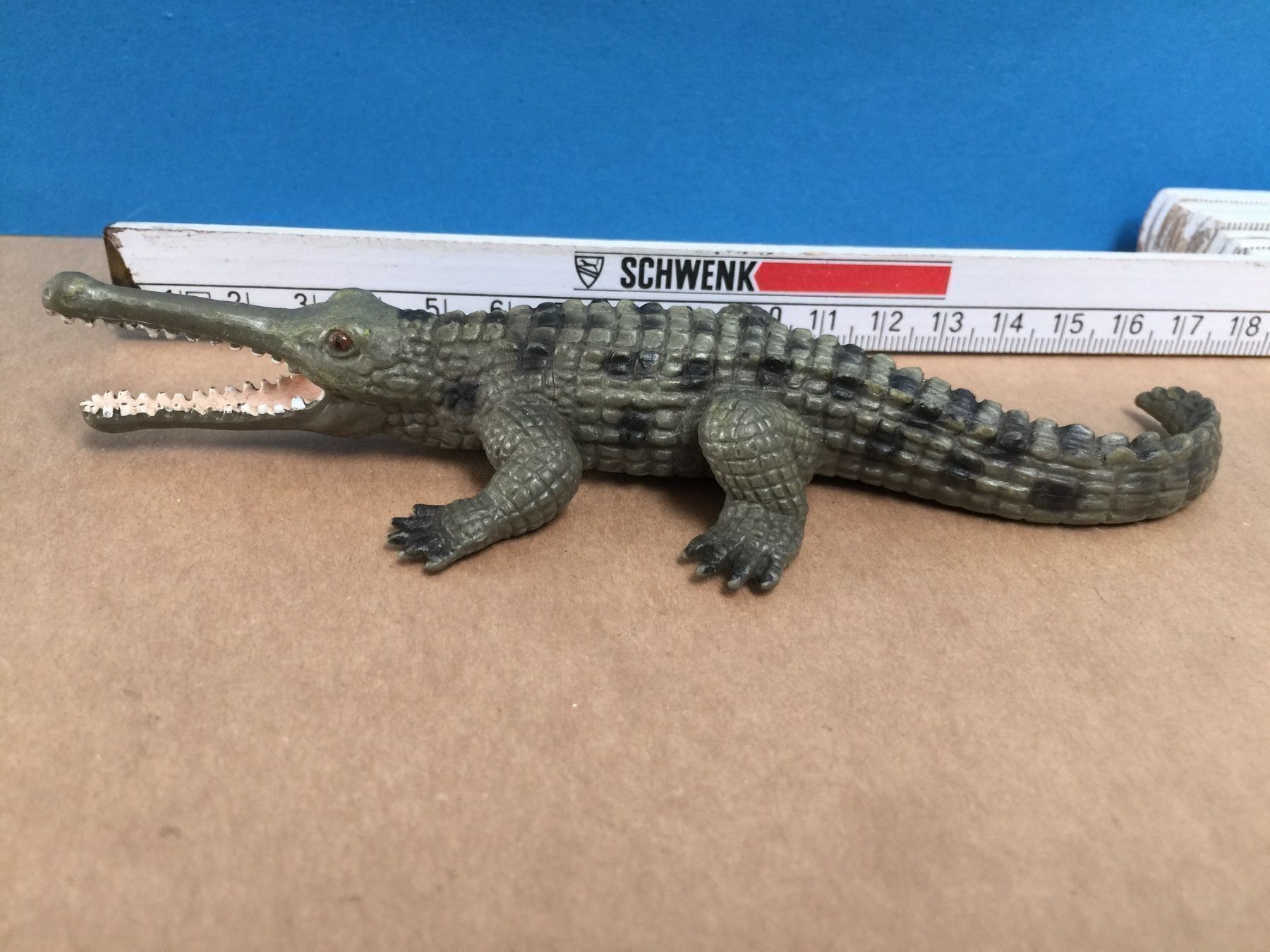 Schleich Statuette: Schleich 14167 Gavial Rarität Krokodil – Usato da Ennetbaden venduto da mapa05