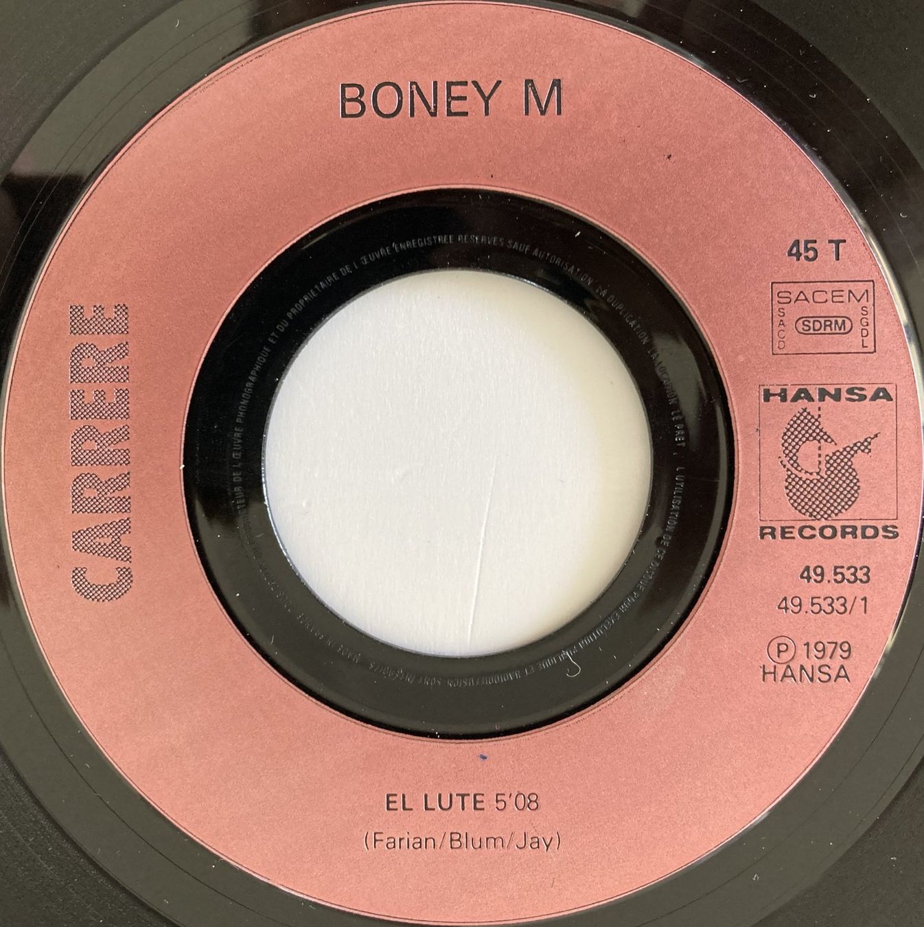 Dischi in vinile: BONEY M. - EL LUTE – Usato da Bottens venduto da hotter-than-hell 2