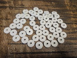 lego 18674 lot de 50 pièces White Tile, Round 2 x 2