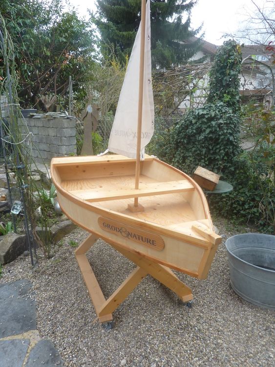 Holz Deko Schiff Boot zum Bepflanzen oder so / Hochbett Kaufen auf