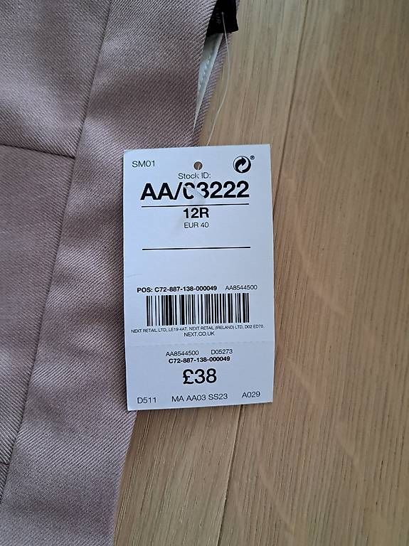 Pantaloni: Stoffhose neu, light rosa – Usato da Adlikon b.Regensdf venduto da didi_c 1