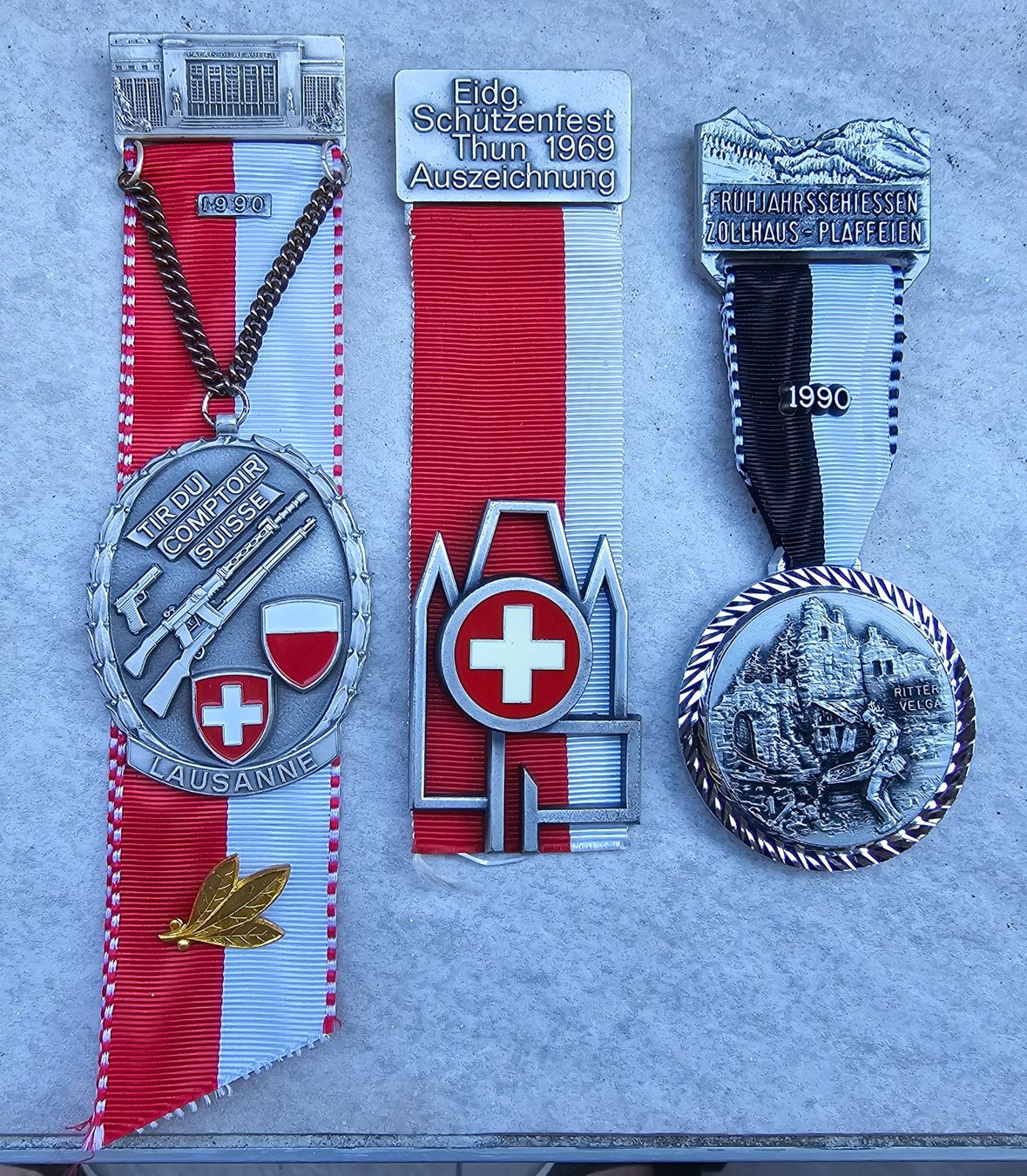 Medaglie: CH Lot de 6 médailles de tir – Usato da PERLY venduto da Csrg 3
