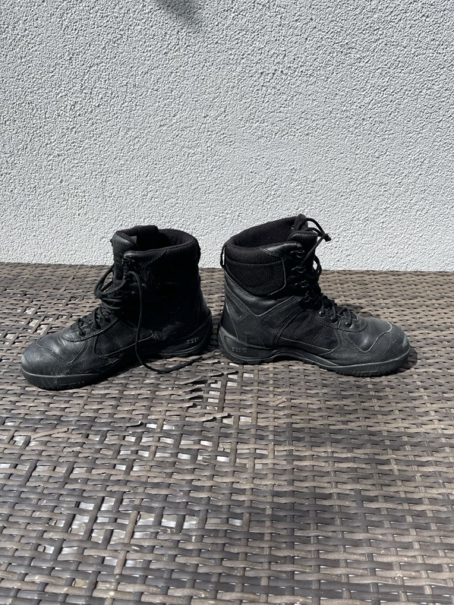Scarpe da uomo: Schwarze Einsatzstiefel – Usato da Rodersdorf venduto da fris01 2