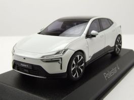 Polestar 4 seit 2024 Snow weiss met. / schwarz      1:43