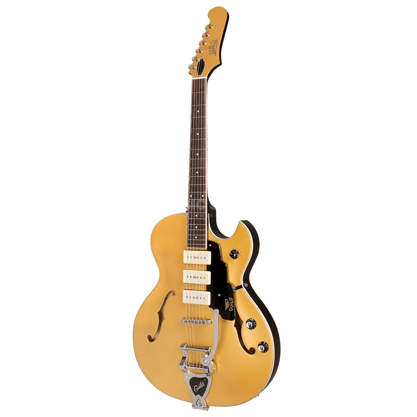 Strumenti ad arco e pizzico: Guild Starfire I Jet 90 Gold Top – Nuovo e nell'imballaggio originale da Bottighofen venduto da zaap