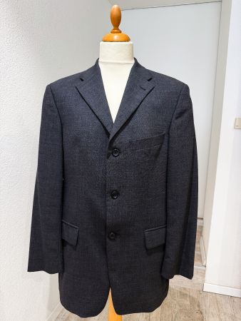 Strellson Novara Sakko Gr. 48 Schurwolle Anthrazit Business