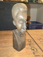 Afrikanische Holzskulptur, ca. 21 cm, Kunstobjekt (Q)