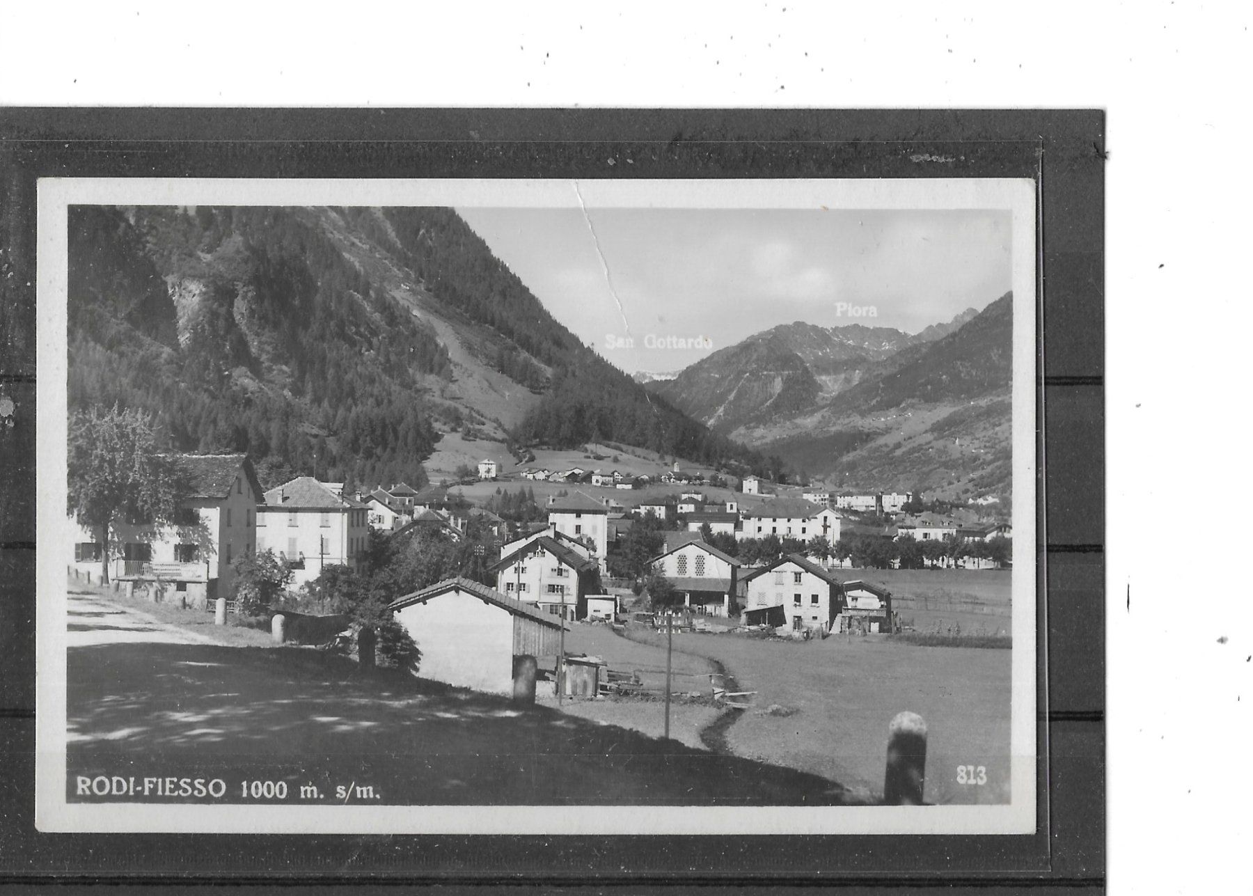 Ansichtskarten: TI Rodi-Fiesso 1928 – Gebraucht aus Schocherswil von Wilare