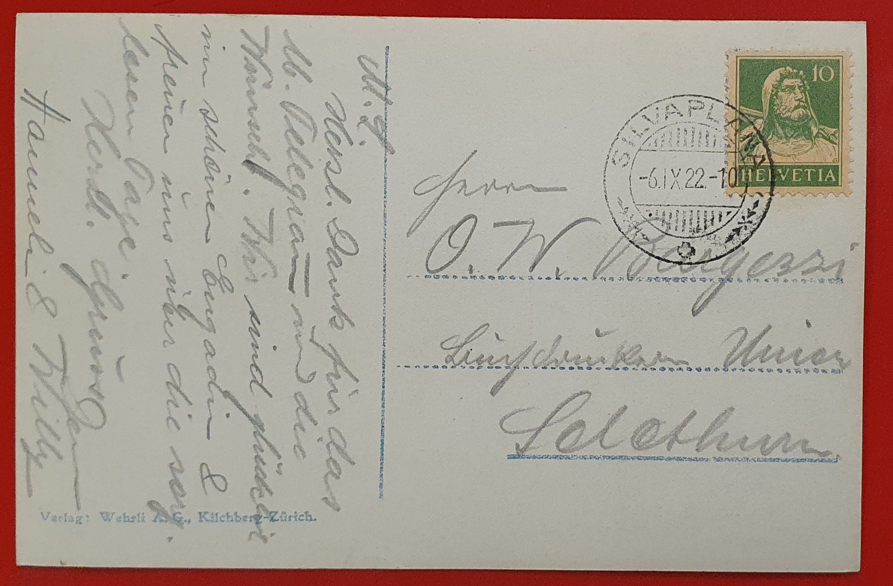 Cartoline postali: Surlej bei Silvaplana 1922 – Usato da Kreuzlingen venduto da Rschweiz1 1