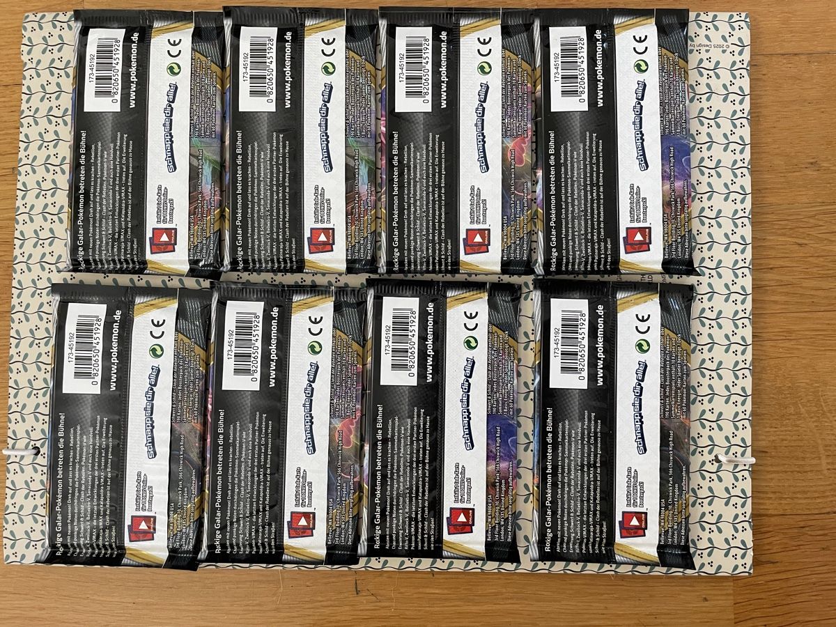 Pokémon Carte collezionabili: Pokemon Rebel Clash Booster DE 8x – Nuovo e nell'imballaggio originale da Wallisellen venduto da ale_v9vd 1