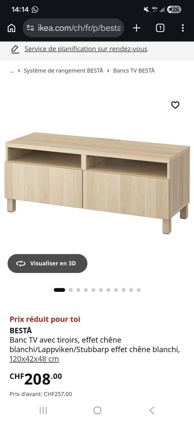 Ikea TV Möbel: Meuble TV – Gebraucht aus Lausanne von mgo_yx25 4