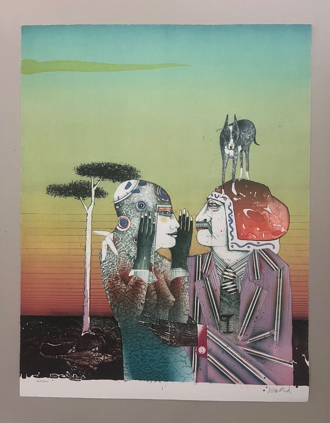 Grafiken & Lithographien: Paul Wunderlich, handsigniert und nummeriert – Gebraucht aus Rain von Pic-Ass