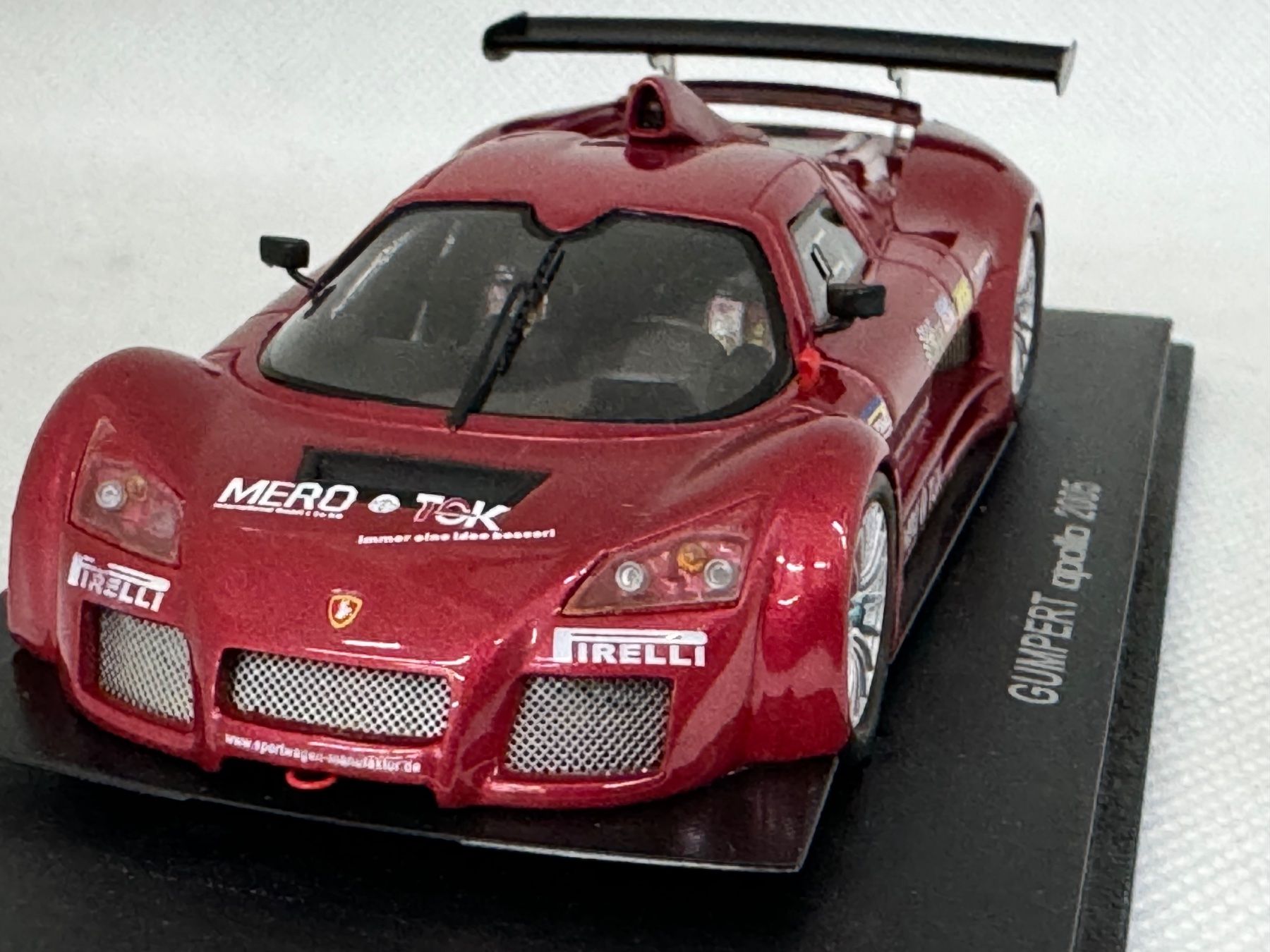 Gumpert Apollo 2005 met. rot Spark 1:43 (Neu (gemäss Beschreibung