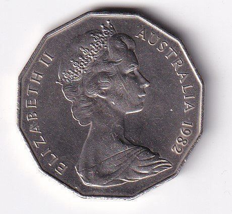 Toutes les monnaies: Australien 50 pence 1982 – D'occasion à Neuchâtel par karlpierrino 1